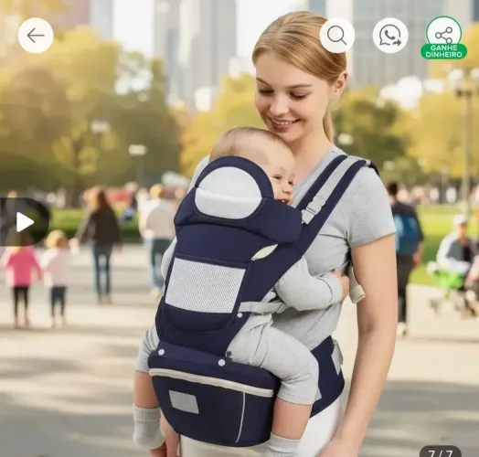 Bolsa Canguru ergonômico