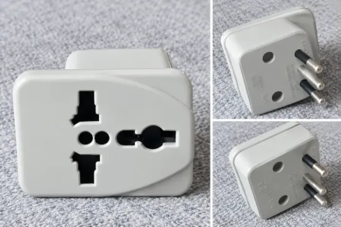 Adaptador De Tomada Universal Padrão Antigo Para Novo 3 Pinos 10A 250V Usado
