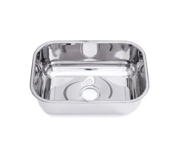 Cuba Nº1 Funda (46x30x17cm) Aço Inox 304 - Polida