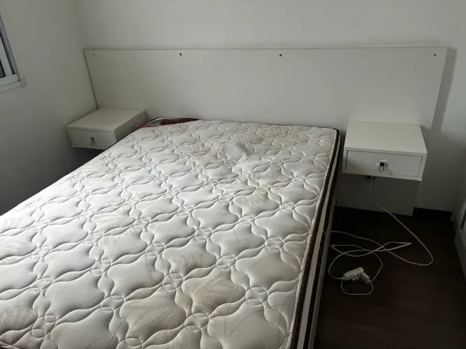 Cama casal box - completa