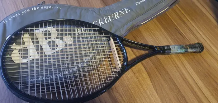 Raquete de tênis Blackburne DS 107. Double Strung. Raridade!