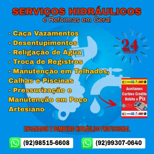 Encanador, Telhadista e Reformas em Geral