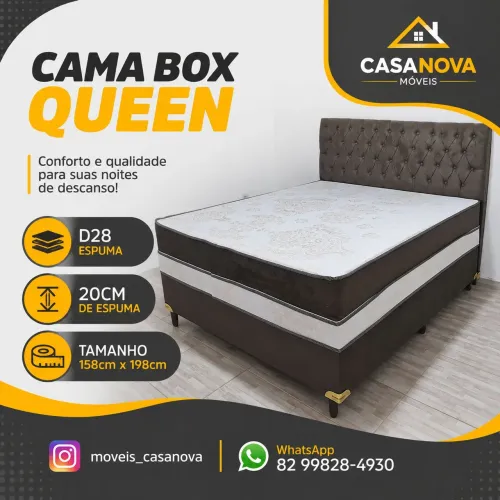 Cama Box Queen