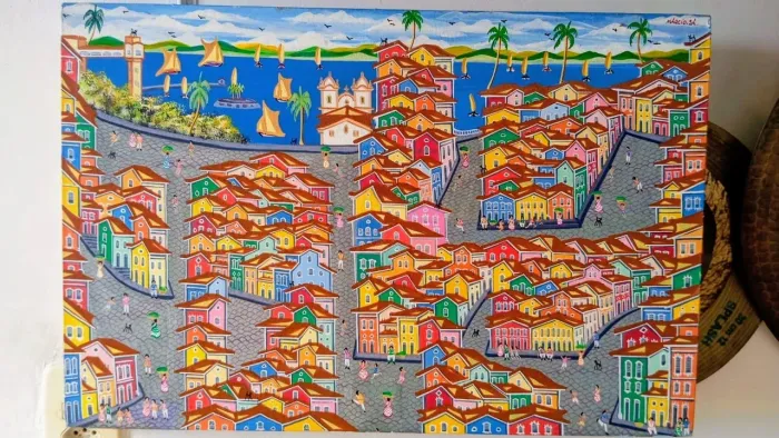 Márcio Sá artista naif da Bahia salvador Pelourinho