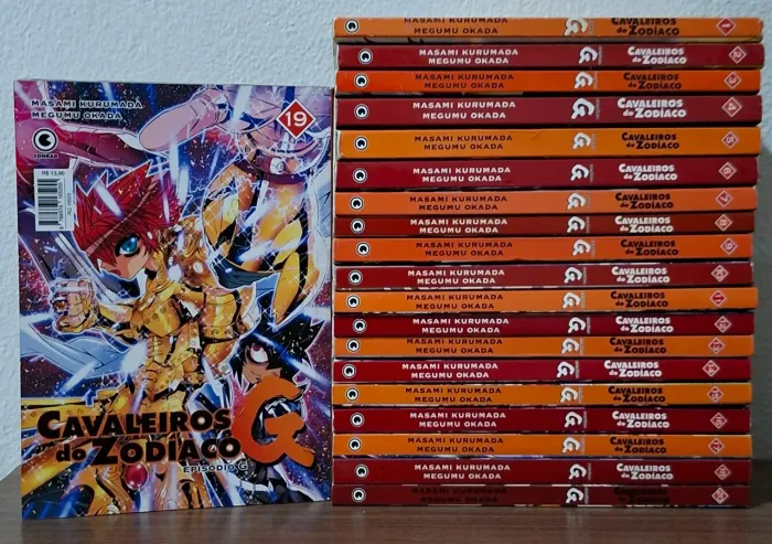 CDZ gold completo! Todos os volumes com os postes!