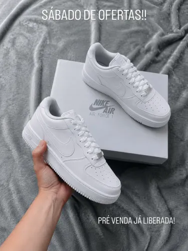     Nike Air Force 1 Branco Clássico - Estilo Premium