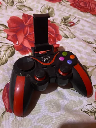 Joystick Bluetooth com 4 modos + suporte pra celular