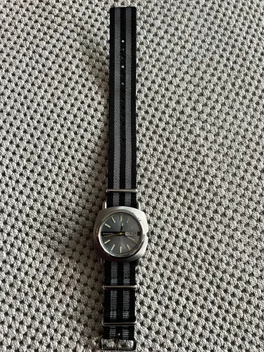 Relógio pulso pulseira tecido 
