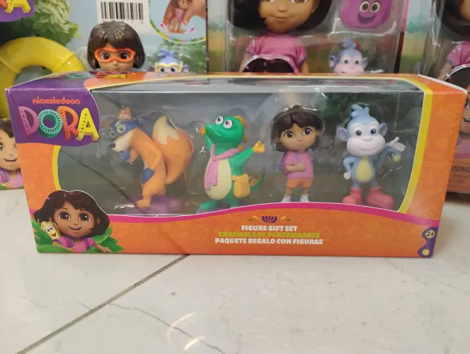 Kit Miniaturas Dora Aventureira e Amigos