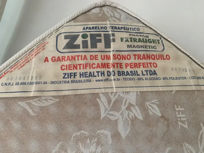 colchão ziff photon extralight magnetic solteiro 190 x 88