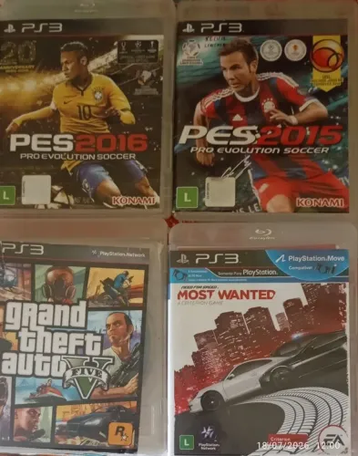 Vendo quatro jogos de play3