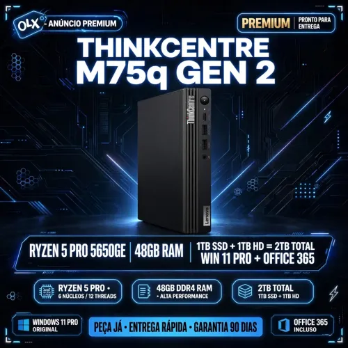 Mini PC Lenovo ThinkCentre M75q Gen2