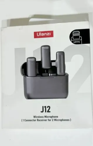 Microfone sem fio Ulanzi J12 para iPhone!