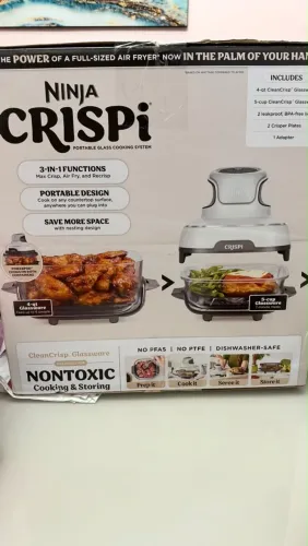 Ninja Crispi Portable Glass Cooking System (Air Fryer) - Lacrado