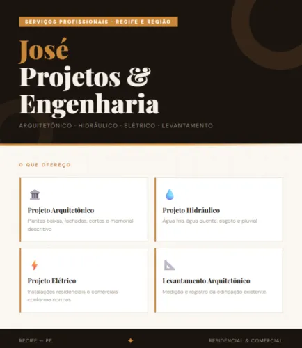 PROJETOS DE ARQUITETURA ,HIDRAULICA E ELÉTRICA