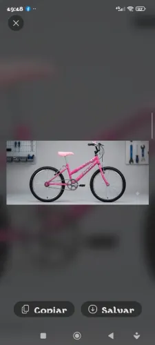 Bicicleta infantil usada