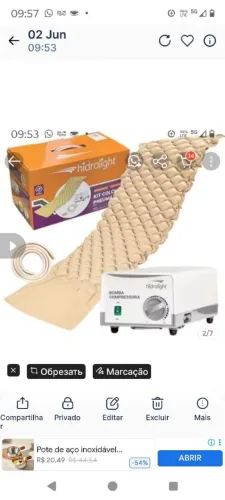 Vendo colchão pneumático solteiro 
