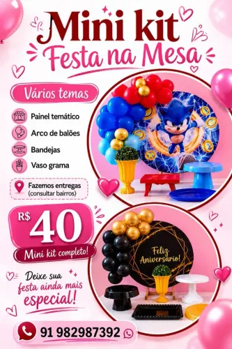 Kit Festa na Mesa