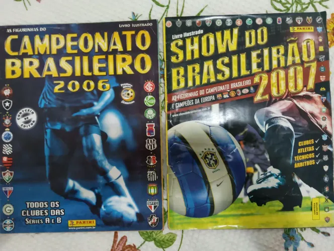 Álbuns campeonato brasileiro completo 2006 e 2007