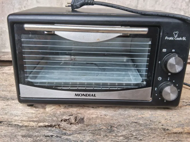 Forninho Elétrico Mondial Pratic Cook 6L - Preto - 110V