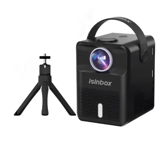 Projetor ISINBOX X8 (Android, WiFi, 5G) + Tripé