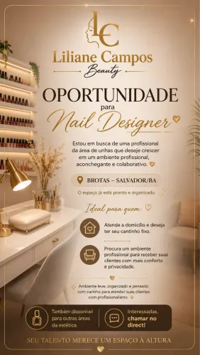 Nail designer / manicure / parceria em brotas 