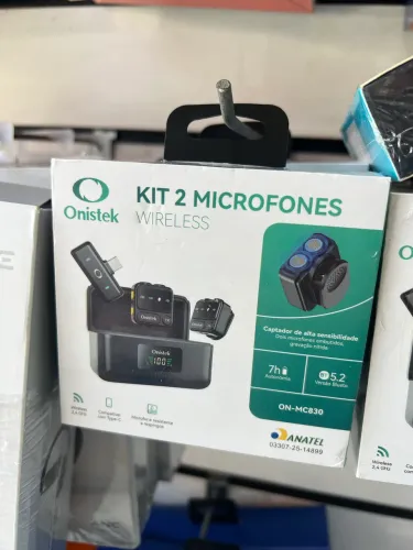 Microfone de Lapela USB-C