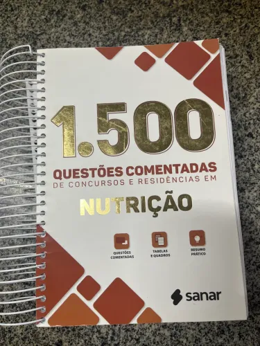 Livro Nutrição- 1500 questões comentadas 