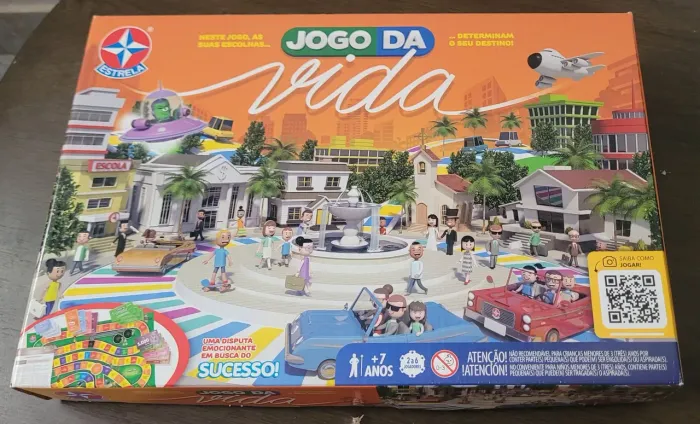 Jogo da vida tabuleiro estrela