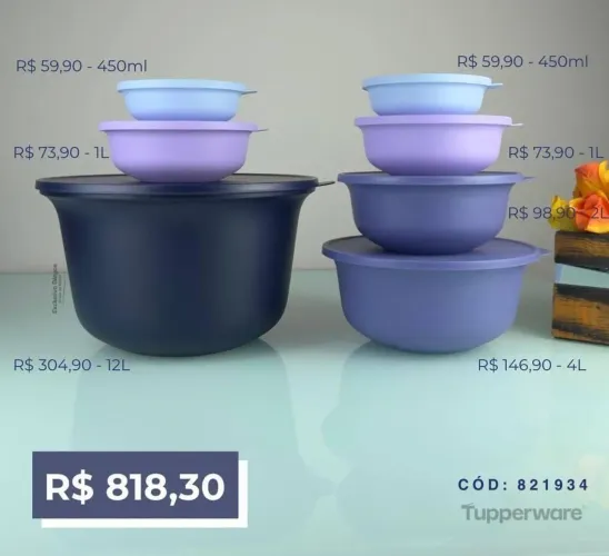 Kit tupperware