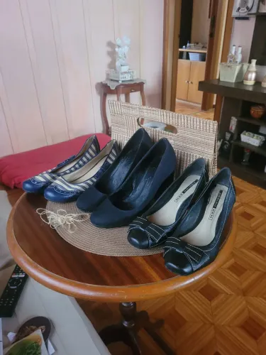 Sapatos e bolsa