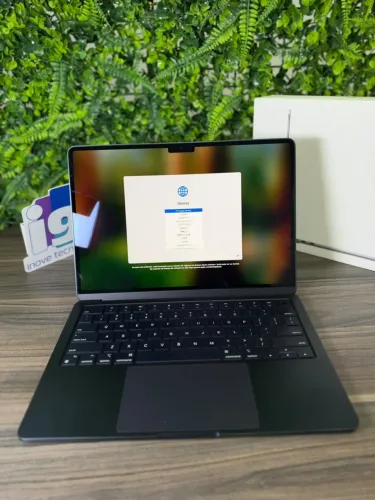 MacBook Air 2022 M2 Chip Apple M2 16GB RAM 256GB SSD Fonte Apple + Cabo Apple Original