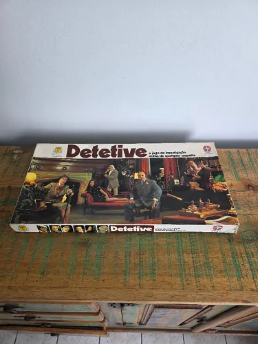 Jogo detetive antigo vintage