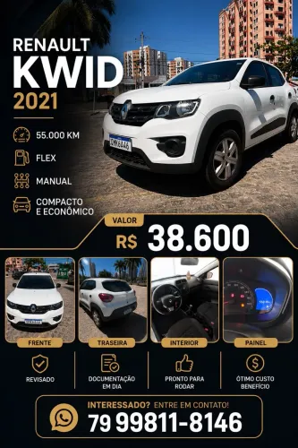 Renault Kwid Zen 1.0 Flex 12V 5P Mec. 2021