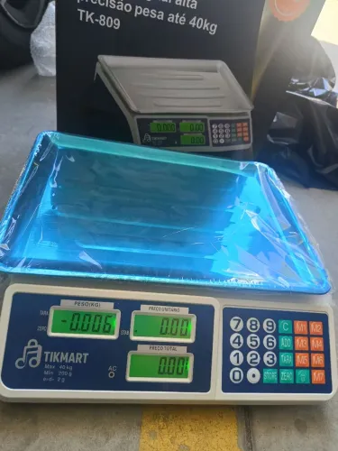 Balança Digital Comercial 40kg Bivolt Função Tara E Preço