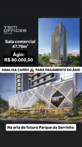 Ágio sala comercial Ybiti Offices by Opus