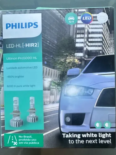 Kit led Philips ultinon Hir2 Lâmpada 6.000 k