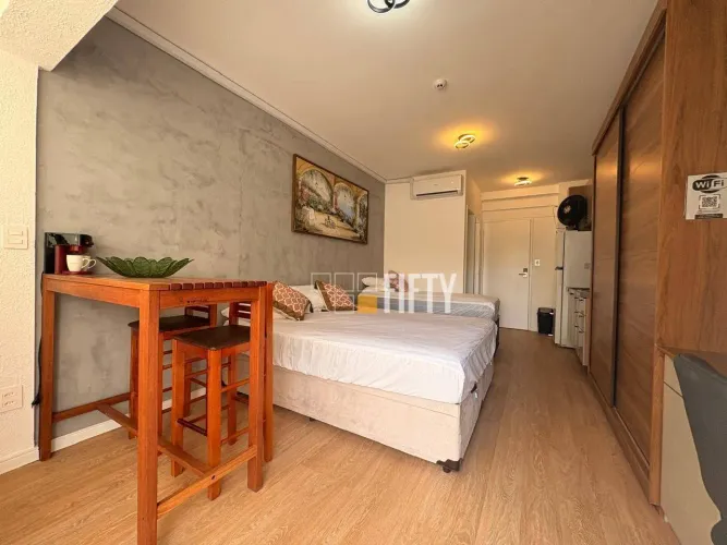 Studio com 1 dormitório para alugar, 28 m² por R$ 3.710,00/mês - Campo Belo - São Paulo/SP
