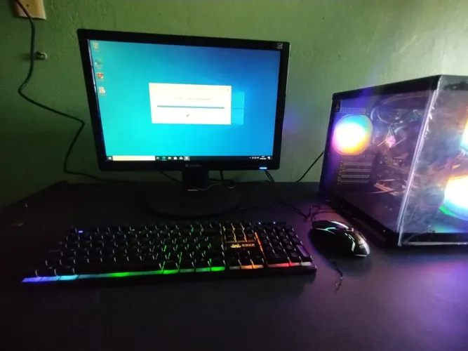 Computador i5 completo Gabinete Aquário