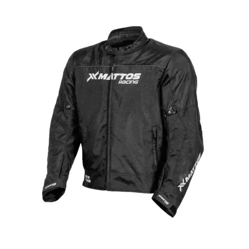 Jaqueta Mattos Racing Vista Preta Masculina Impermeável - somos loja, parcelamos