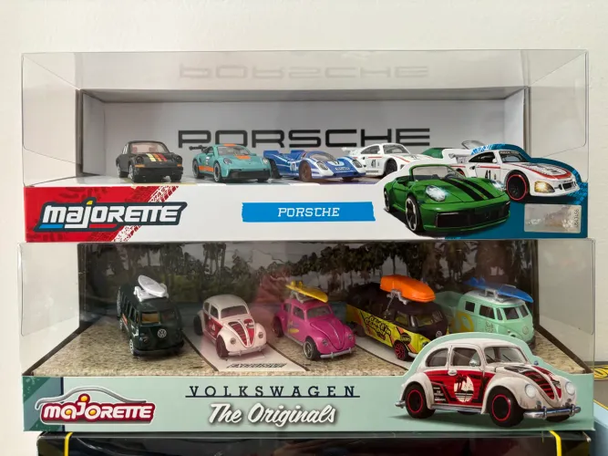 2 Sets Majorette - Porsche e Volkswagen The Originals