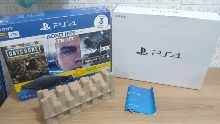 Caixa PS4 Slim 1 Tb Original Completa