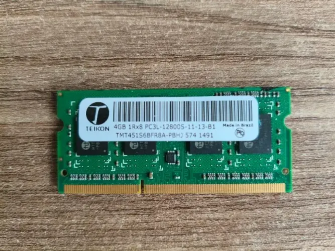  Memória Teikon de 4GB DDR3L PC3L-12800S 1Rx8