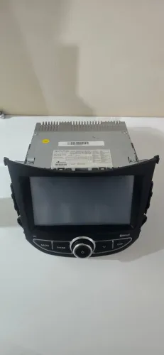 Central Multimídia com TV Hyundai HB20 MTXH500HBBR Original - NÃO LIGA, PARA CONSERTO