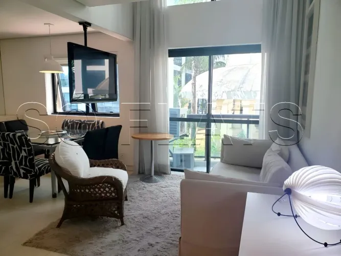 Flat International Duplex apto disponível para venda com 72m², 02 dorms e 01 vaga de garag