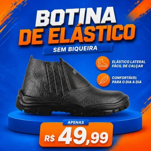 Botina de Elástico sem Biqueira