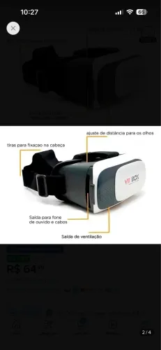 Óculos realidade virtual