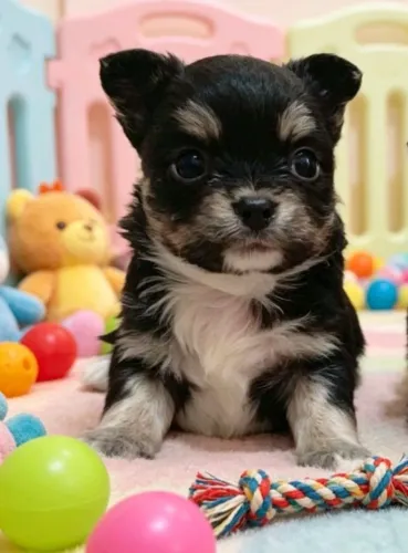 Chiuhahua machinho pelo longo 