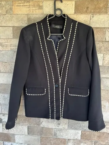 Blazer Rubinella preto tamanho 42