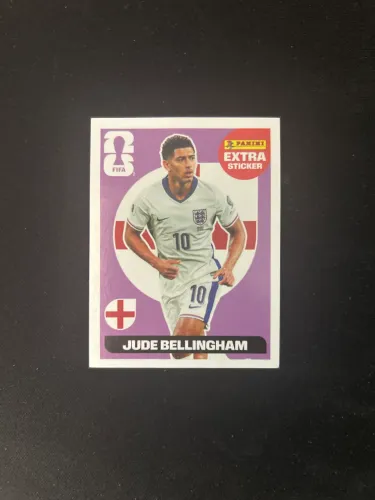 Jude Bellingham Roxa Base Panini Copa do Mundo 2026 - Nova